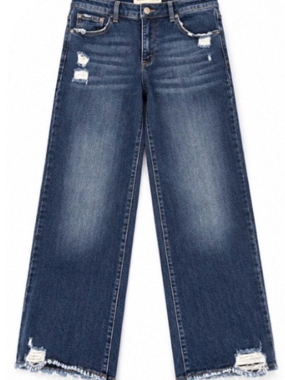 KanCan Essentials Distressed Wide Leg Jeans – Size 9/28